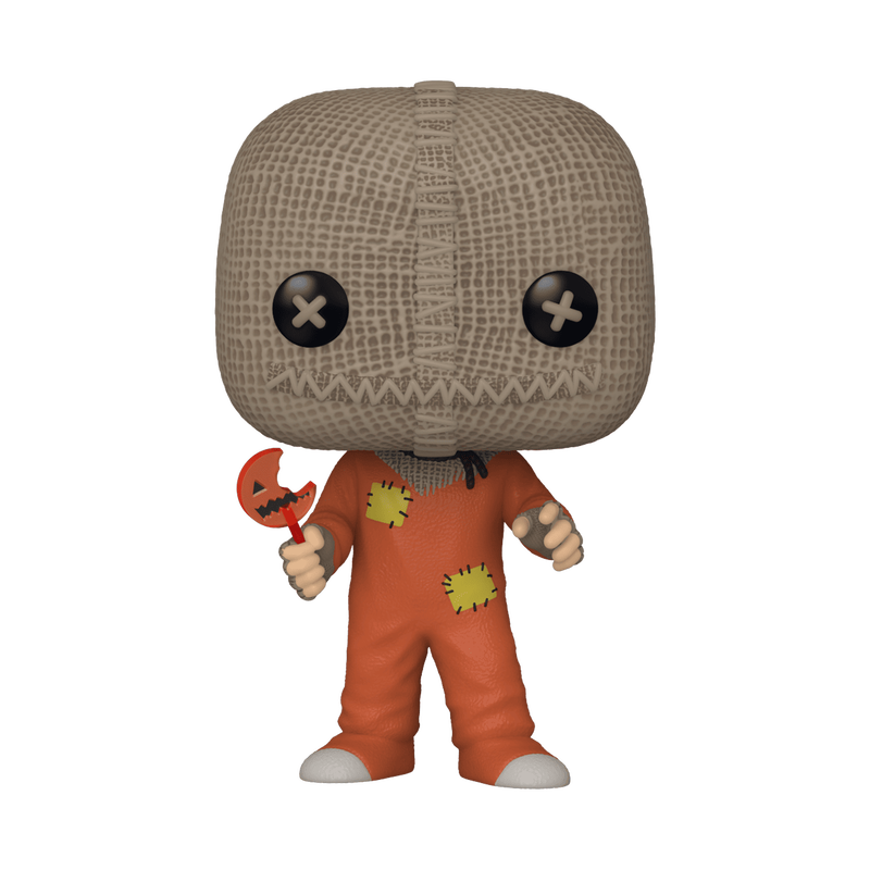 Pop! Sam from Trick 'r Treat, with lollipop, with a bite taken out of it